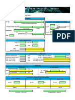 Task 1 - Physical Fitness Test Worksheet