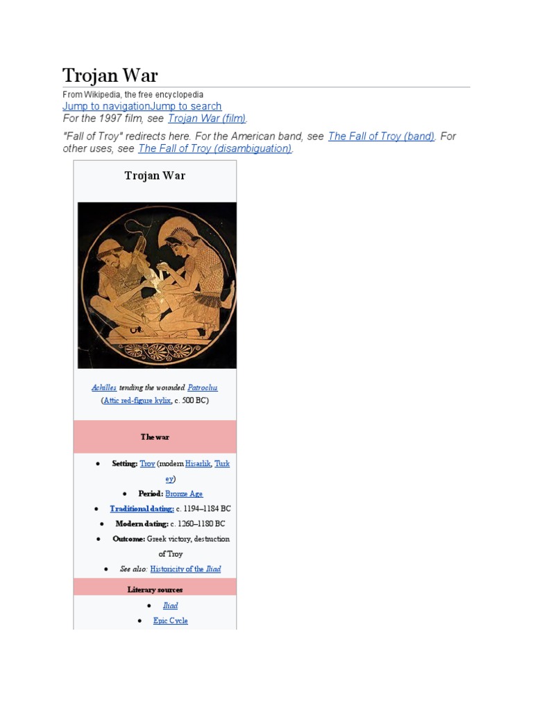 Trojan War Pdf Trojan War Achilles