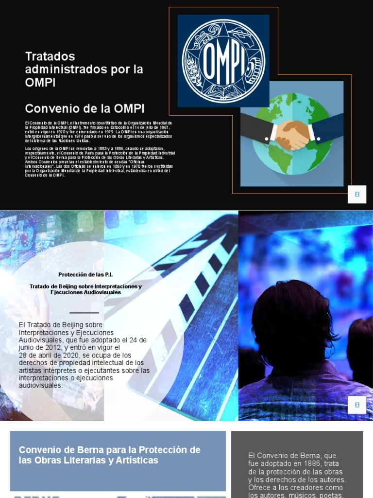 Tratados Administrados Por La OMPI PDF Patentar Organización