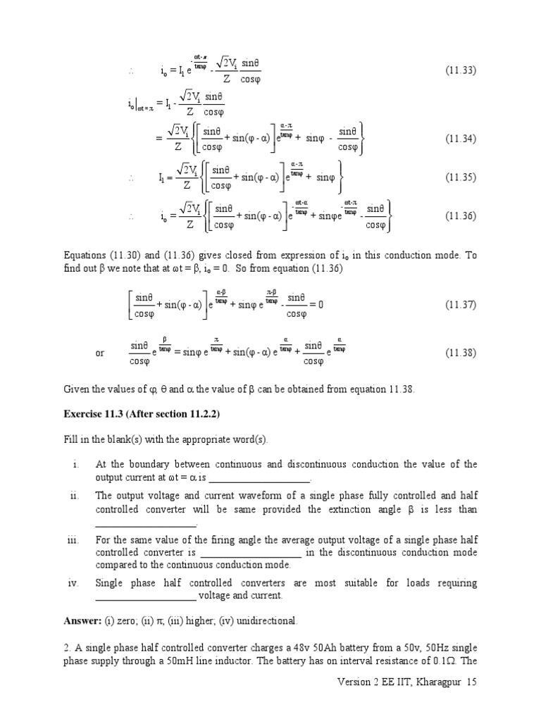 15 L11 (DK) (Pe) ( (Ee) Nptel) PDF Electric Power Physical