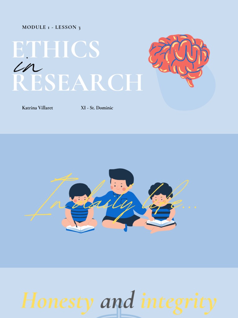 Ethics in Research: Honesty & Integrity | PDF | Science & Mathematics