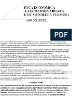 Unidad 5. Economia Abierta y El Modelo de Mundell y Fleming