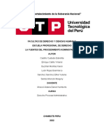 D. Procesal Administrativo. (Tarea Academica1)