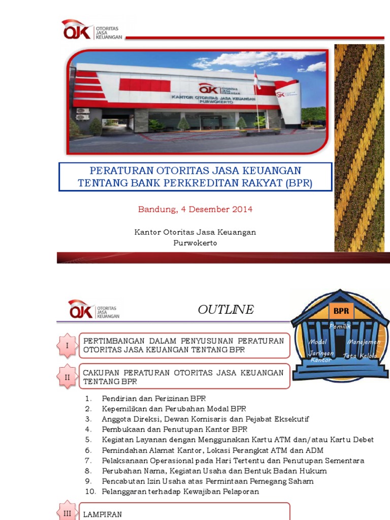 Tayangan POJK BPR | PDF