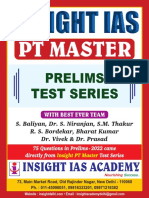 INSIGHT IAS PT MASTER PRELIMS TEST SERIES