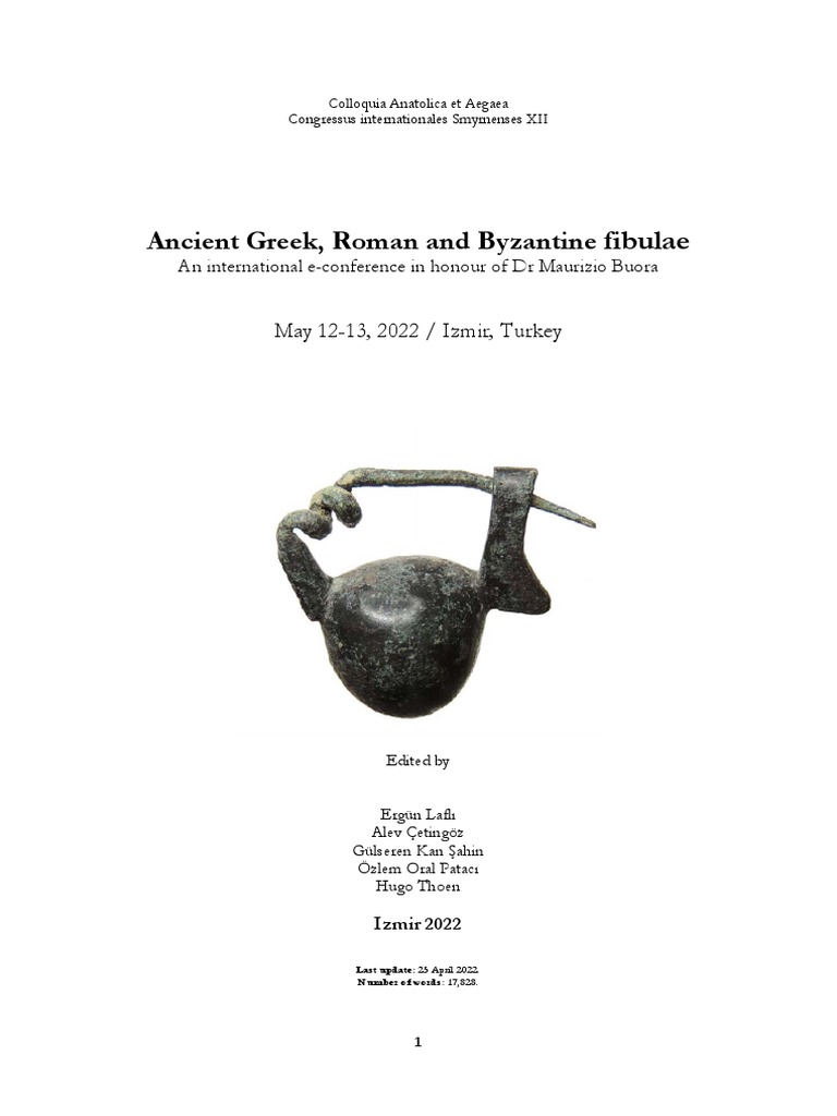 Proceedings of The e Conference On Ancie, PDF