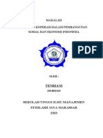 Makalah Peranan Koperasi