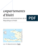Départements D'haïti