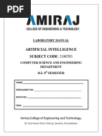 Ai - Lab Manual