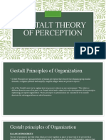 Gestalt Theory of Perception