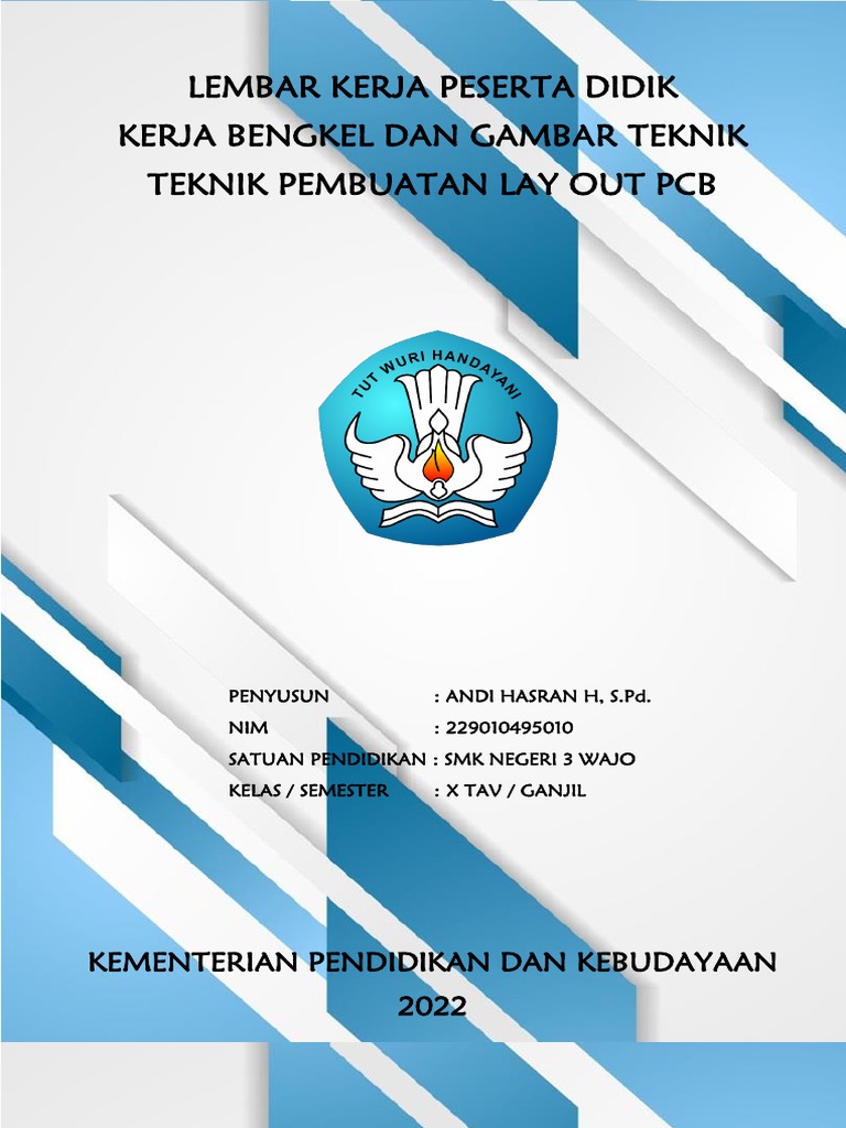 Andi Hasran H - Rencana Aksi 1 LKPD (Lay Out PCB) | PDF