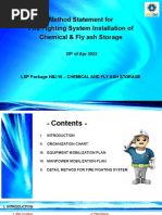 Presentation - Method Statement For Fire Fighting System 20.04.22