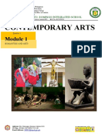 Contemporary Arts Activity Module