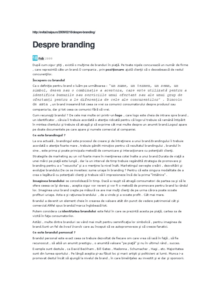 Brand | PDF