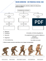 Evaluacion de Personal Social 3ro