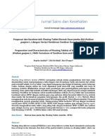 Jurnal Sains Dan Kesehatan: Guajava L.) Dengan Variasi Kombinasi Xanthan Gum Dan HPMC