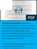 Technology Integration in Instructional Processes