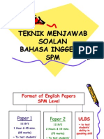 Teknik Menjawab Soalan SPM BI 2011