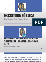 Escritura pública: definición, clasificación y formalidades