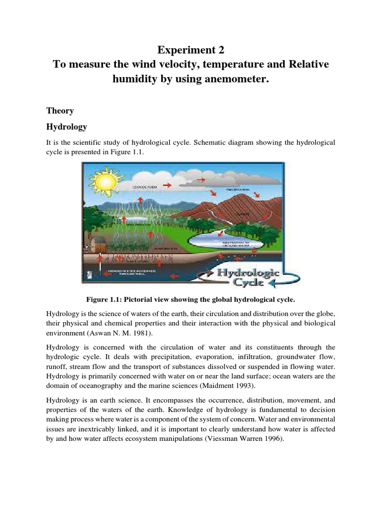 Experiment 2 | PDF | Hydrology | Humidity