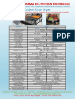 MBT-India- Cabinate Solar Dryer