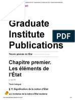 Théorie Générale de L'état - Chapitre Premier. Les Éléments de L'état - Graduate Institute Publications