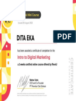 Dita Eka Certificate Completion Dmmc22