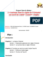 Le Tourisme Dans La Région de L'oriental (Au Nord Du Couloir Taourirt-Oujda)