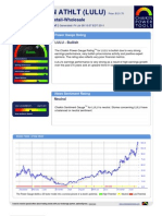 Stock Research Report For LULU As of 7/8/11 - Chaikin Power Tools