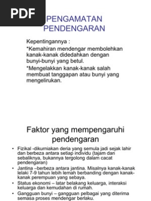 Sem 7 Emb412 Pengajaran Kemahiran Mendengar Dan Bertutur Dalam Bahasa Melayu Bab 1 Pengenalan Kemahiran Mendengar Dan Bertutur Pdf Document