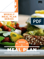Lean Body Weekly Meal Plan 5 - May2021