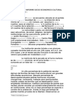 Modelo Informe Socio Económico para Escuelas D e Gestión oficial-DGCE