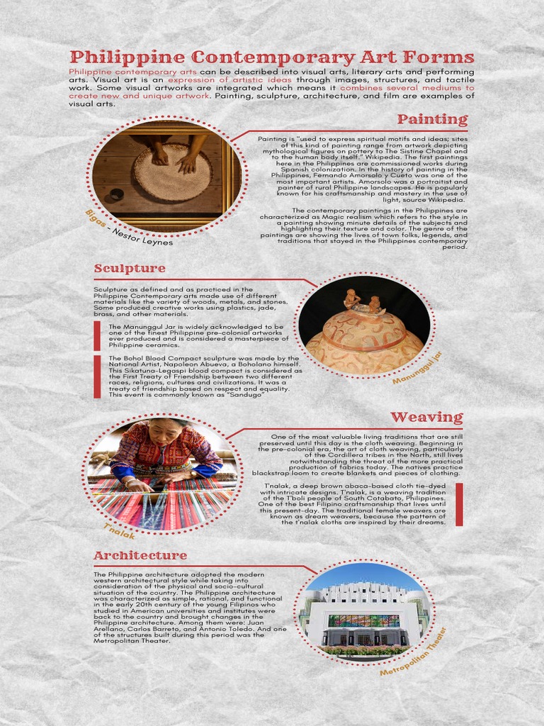 Philippine Contemporary Art Forms PDF Pottery Paintings