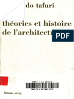 Manfredo Tafuri - Théories Et Histoire de L'architecture - Les Instruments de La Critique - 1968