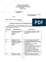 Sample Formal Offer Prosecution PDF Free