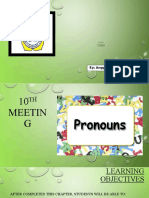 10th Meeting-PRONOUN