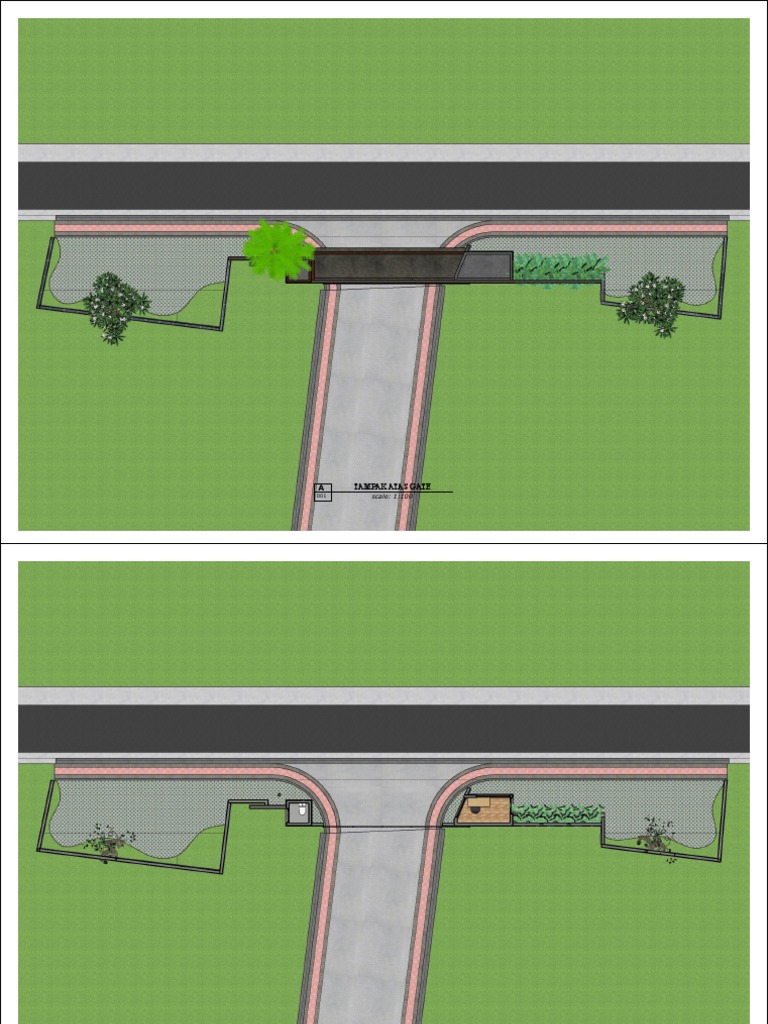 LAY OUT GATE TERHADAP JALAN-min | PDF