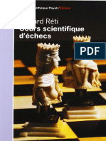 Cours Scientifique D'échecs by Réti, Richard Teyssou, Denis