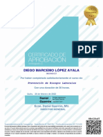 Certificado de Aprobacin