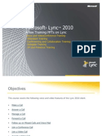 MicrosoftLyncTraining PPT 12 22
