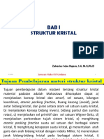 Pendahuluan Struktur Kristal