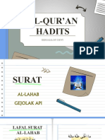 Al-Qur'an Hadts 3 Surat Al Lahab