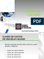 Curso Calidad EEN 2019 - 3 Costos