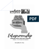 Entrepreneurship 12 Q2 Week 2
