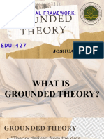 Edu 427 - Grounded Theory Joshua C. Ocsan