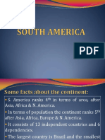 South America's Major Physiographic Regions