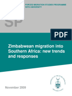 Zimbabwean Migration Into Southern Afric