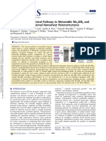 Multi-Step Topochemical Pathway To Metastable Mo2AlB2