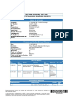 Oficina Judicial Virtual: Certificado de Envío de Escrito