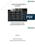 Unidade 3-Conformação de Chapas-Parte 3 - Estiramento, Repuxamento, Embutimento - BR